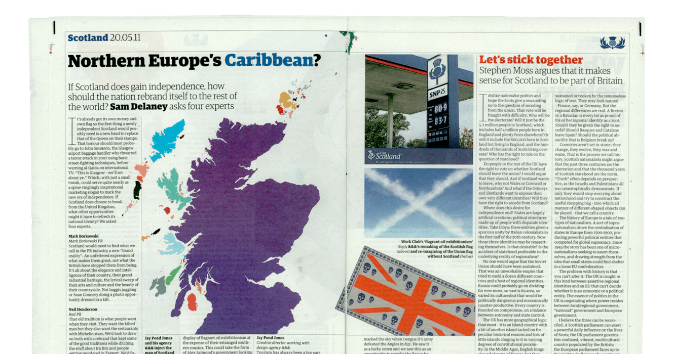 The Guardian: Scotland Rebrand