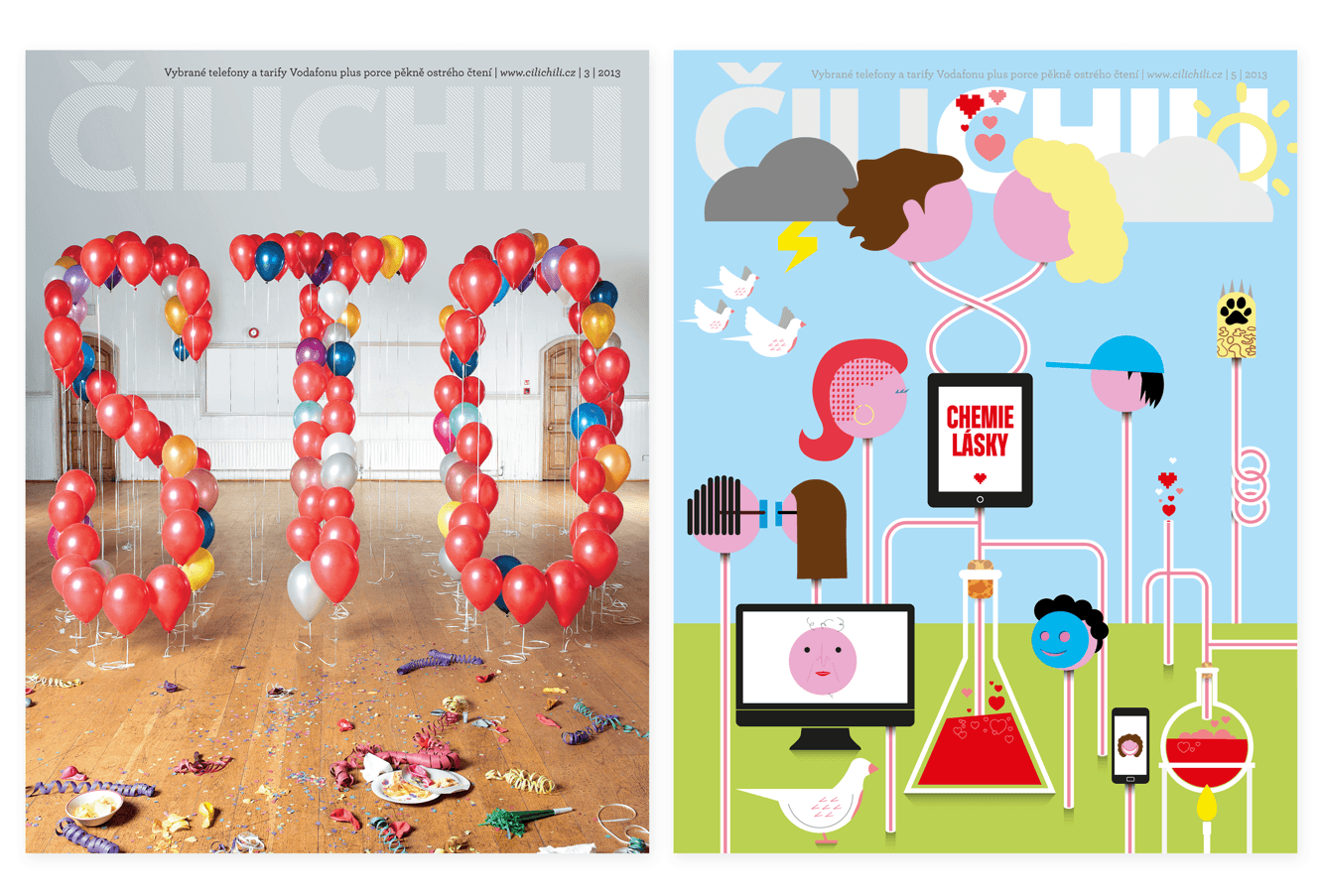 Cilichili Magazine Cover Designs By &&& Creative: 100th Issue And Online Love Issue