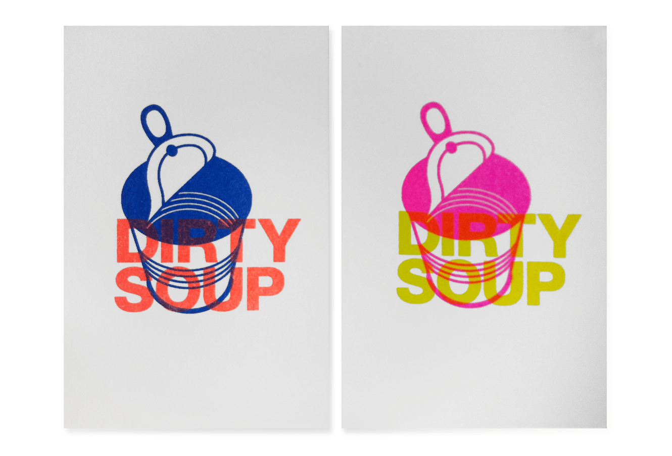 Dirty Soup Business Cards Designed By &&& Creative