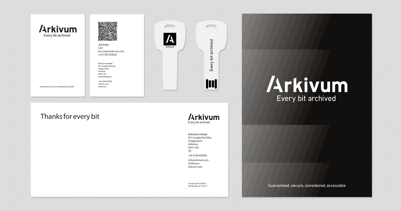 Stationery Designed For Arkivum Ltd