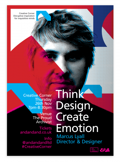 Creative Corner Poster: Think Design, Create Emotion